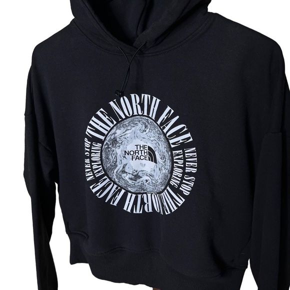 The North Face Womens Crop Hoodie Small - Picture 2 of 3
